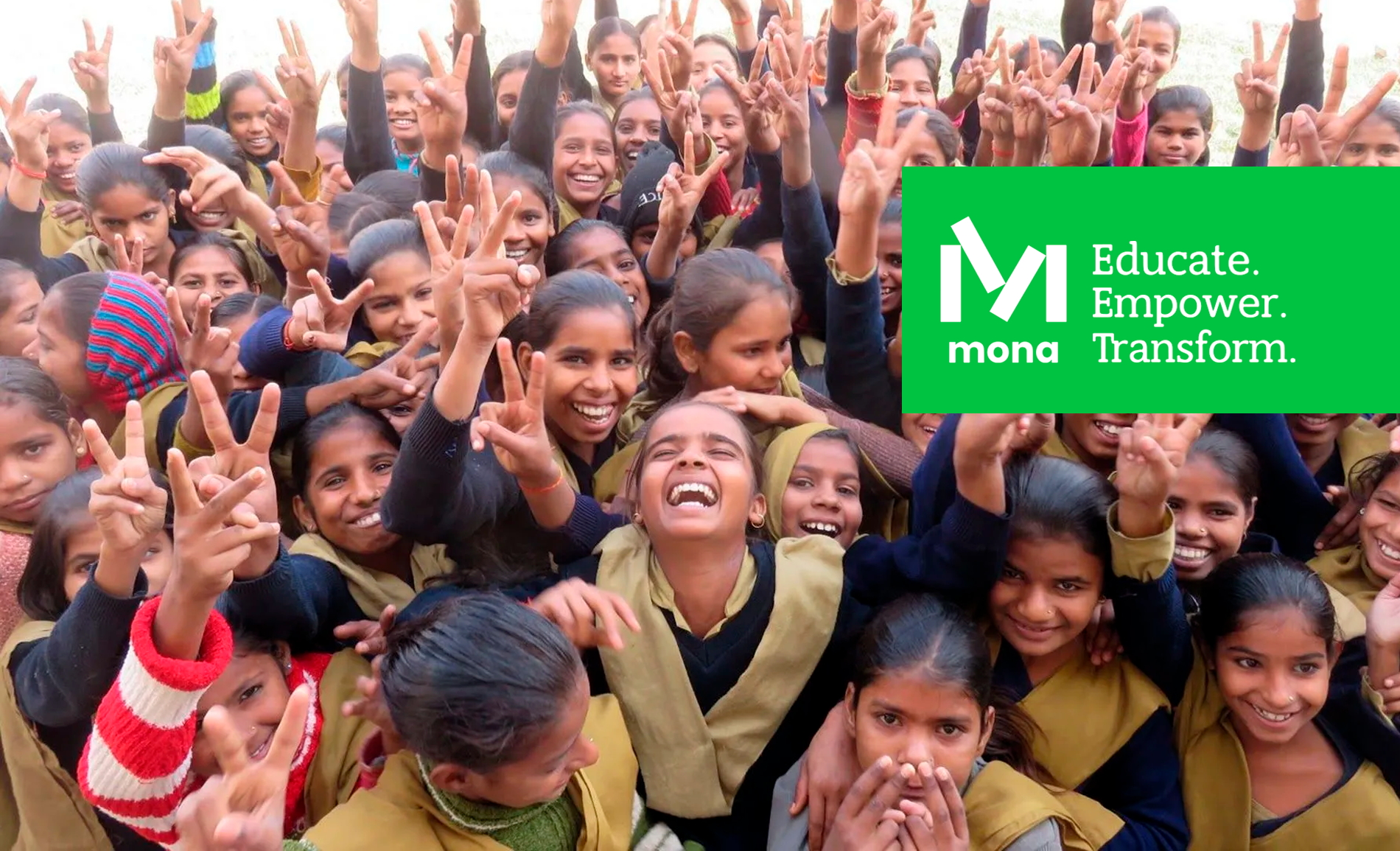 Mona Foundation, Educating Children & Empowering Women — Employee's Choice Donation